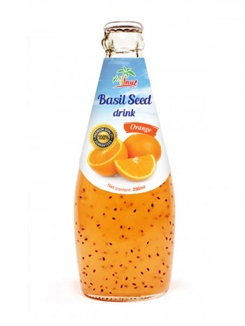 Basil Seed Drink With Orange
